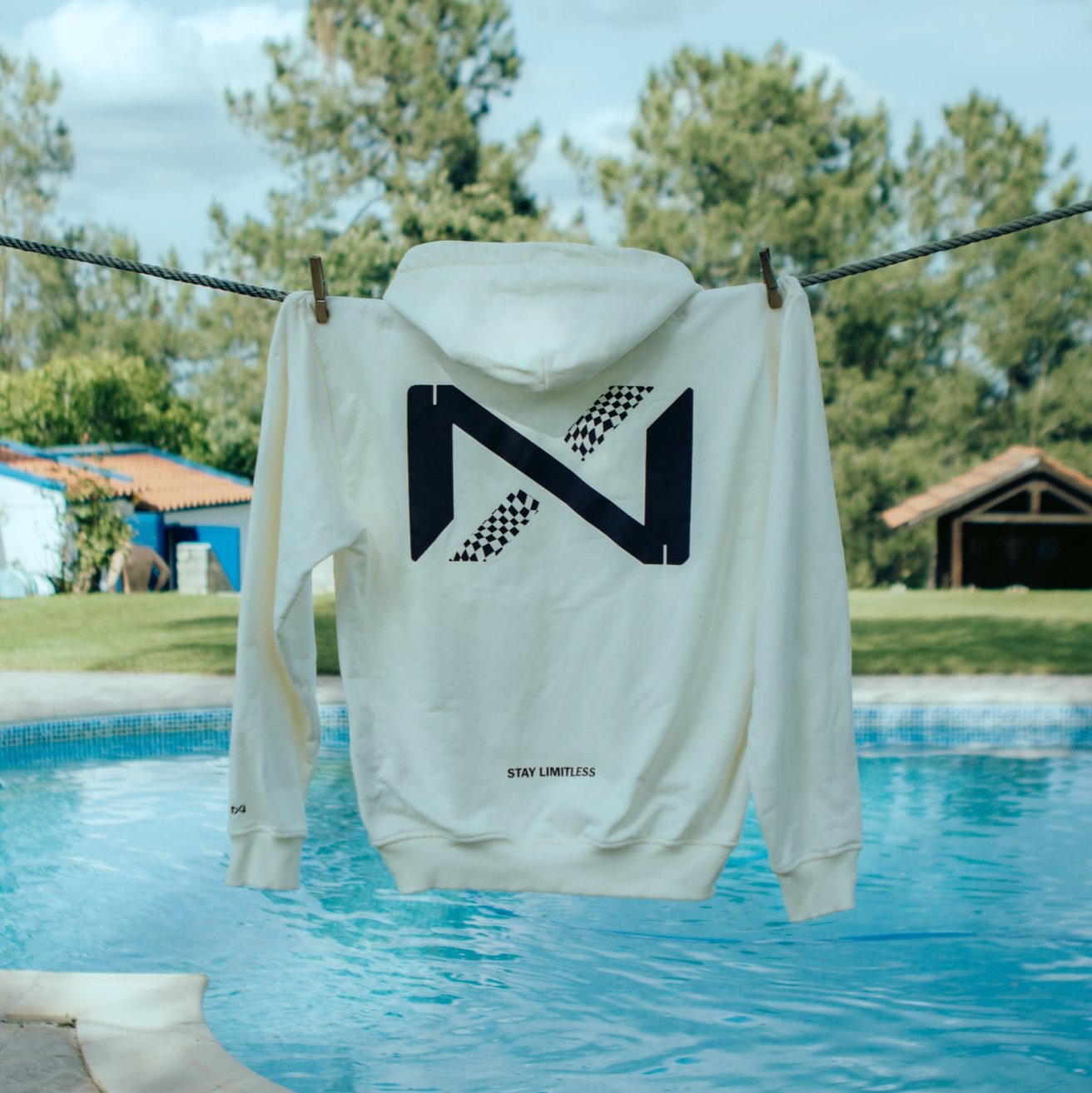 Checkered Sand Hoodie