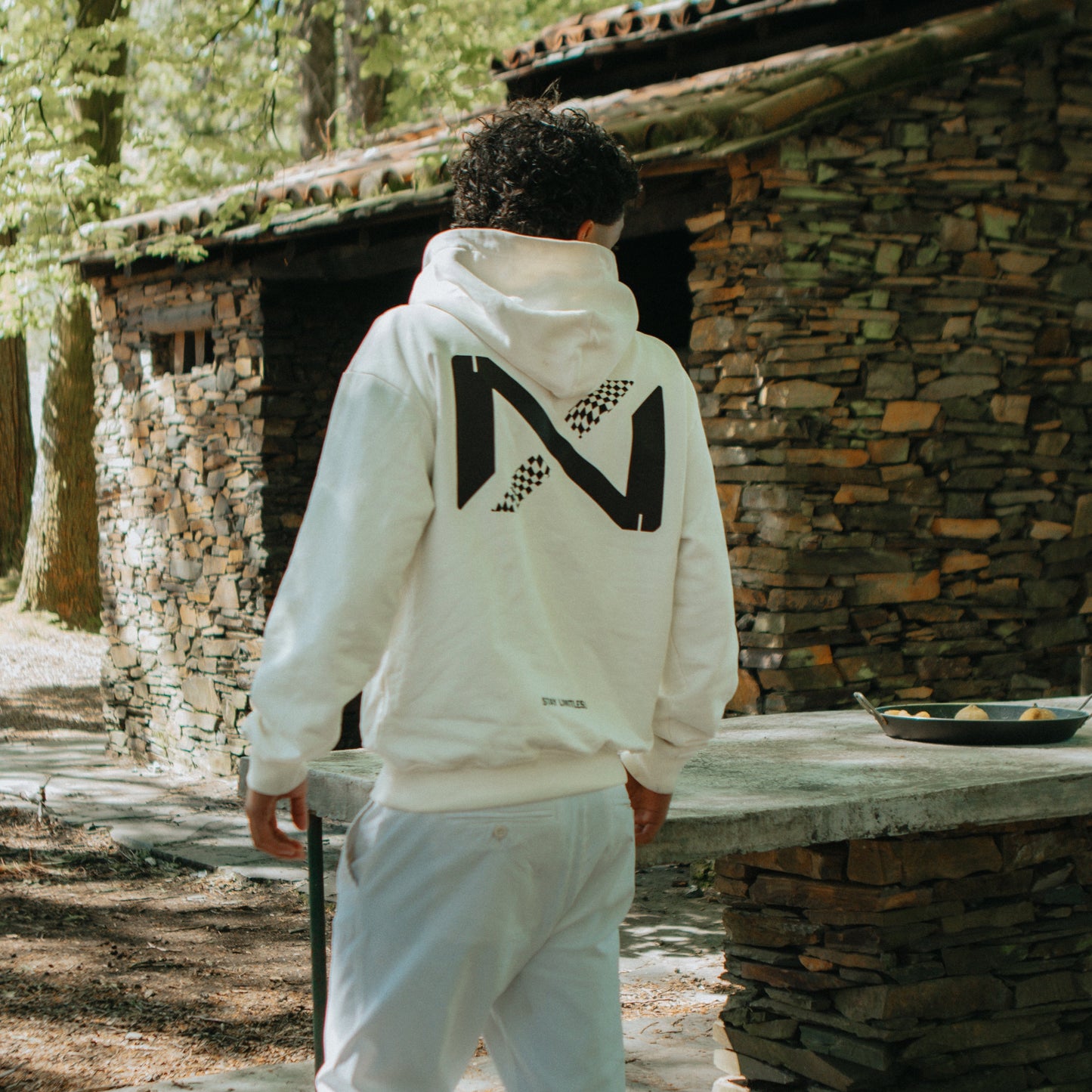 Checkered Sand Hoodie