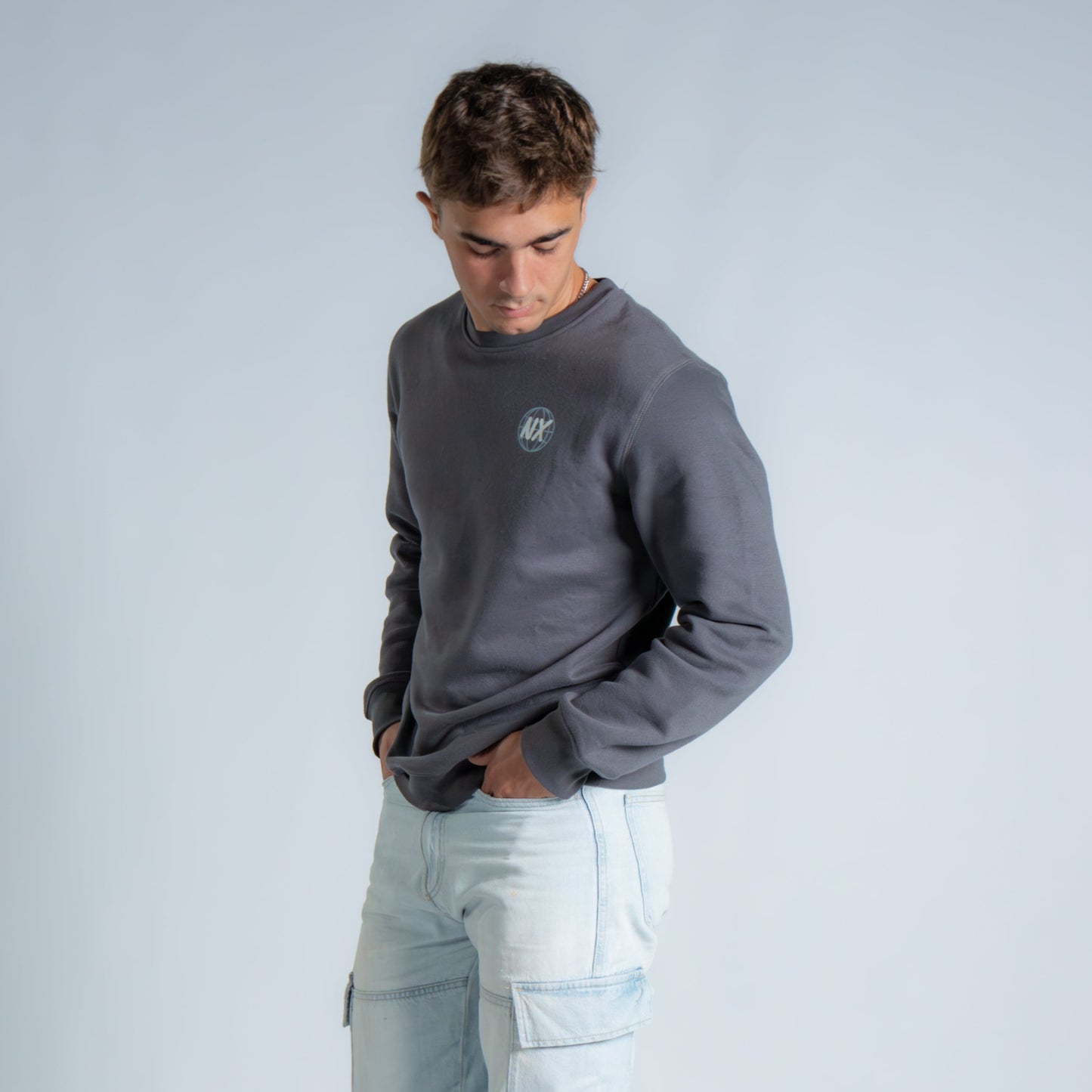 "Let's Run Away" Sweat - Outline Map