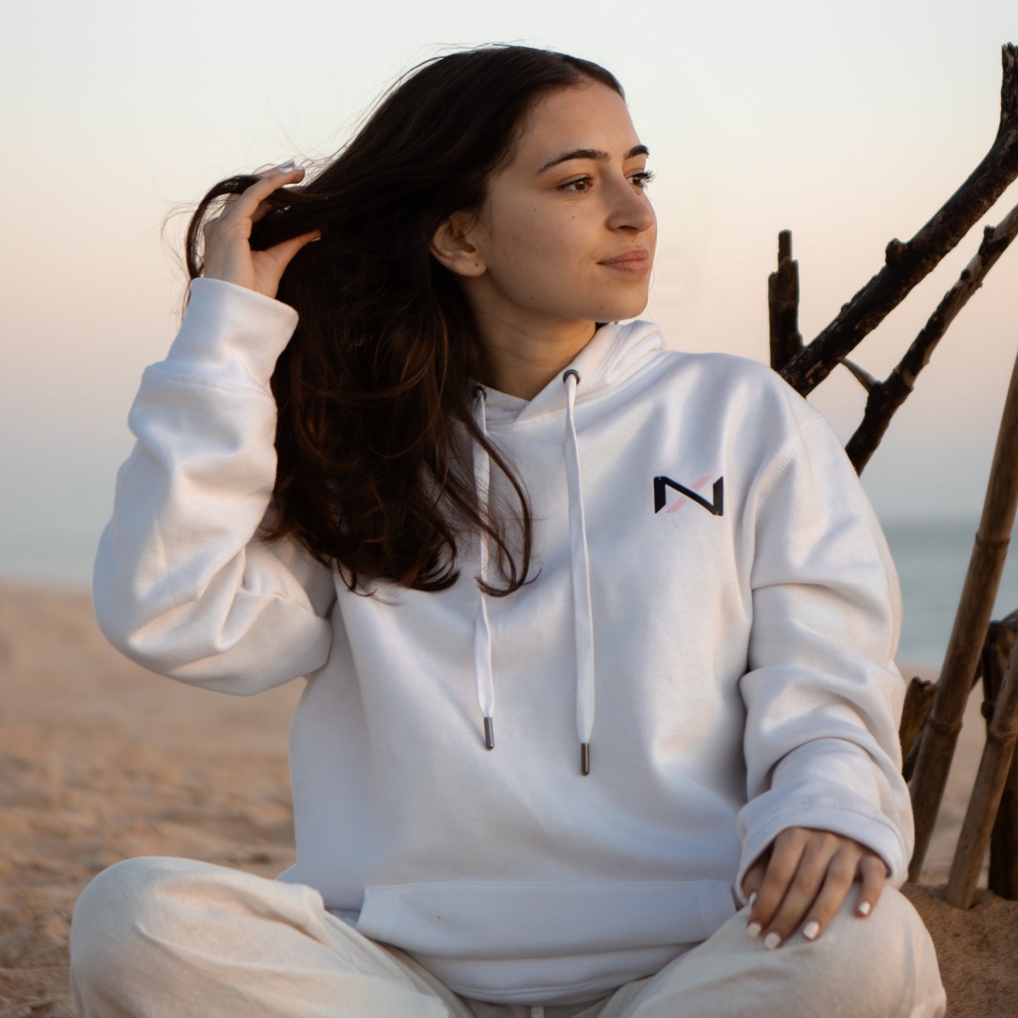 White Classic Hoodie