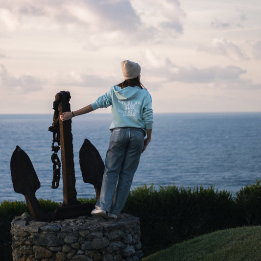 Aqua Green Infinity Hoodie