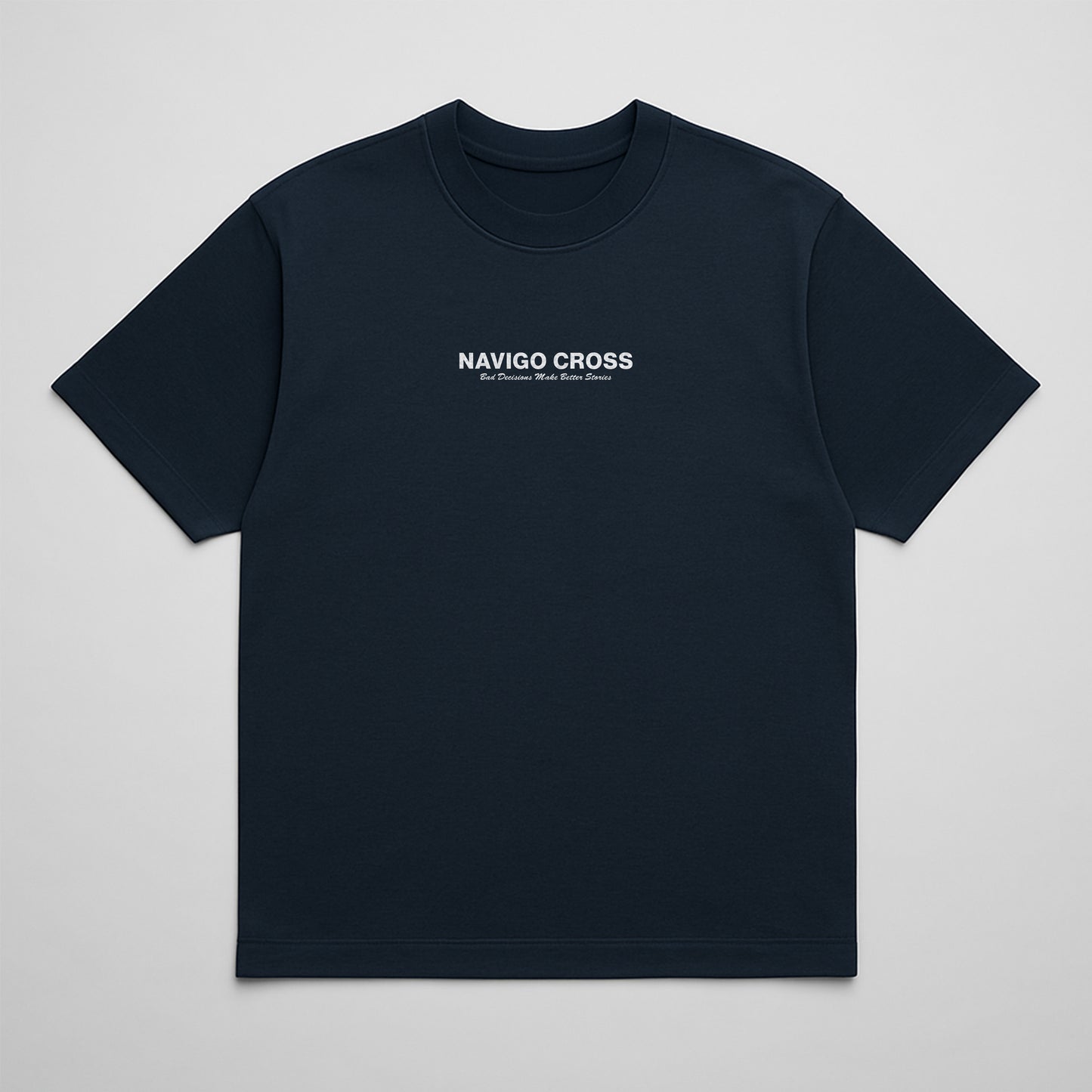 "Bad Decisions" Blue T-shirt