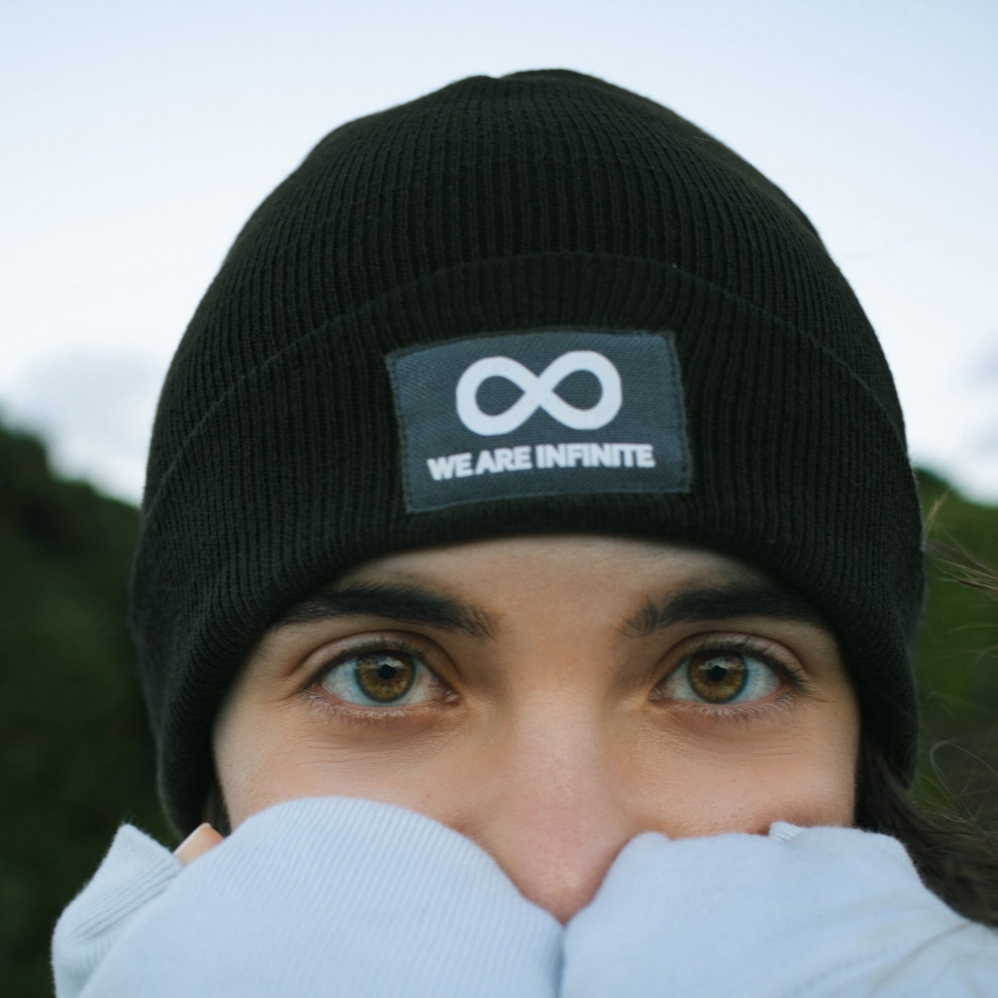 Black Infinity Beanie